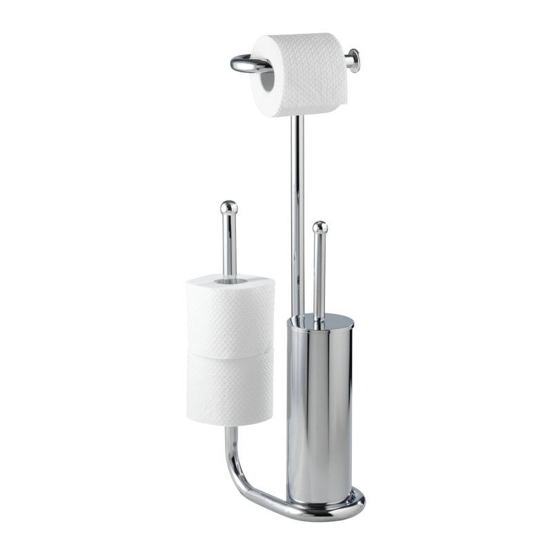 Symple Stuff Universalo Freestanding Toilet Roll and Brush Holder